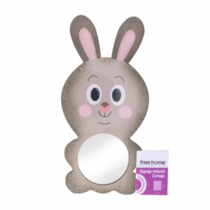 Espejo Infantil Diseño Conejo FREE HOME 25x20 Cm