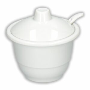 Azucarera Pequeña Blanca VAJILLAS SABANA 9X9 CM