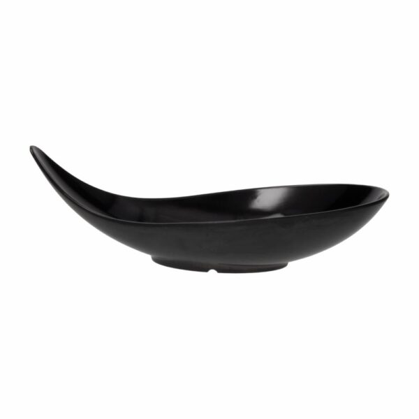 Salsera Gota Grande Negra VAJILLAS SABANA 32X14 Cm