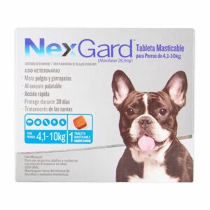 Antiparasitario Para Perros En Tableta Masticable Small NEXGARD 1,25 G