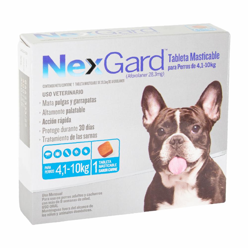 Antiparasitario Para Perros En Tableta Masticable Small NEXGARD 1,25 G - Imagen 3