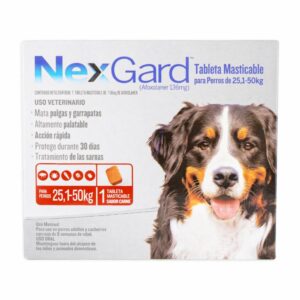 Antiparasitario Para Perros En Tableta Masticable Extra Small NEXGARD 6 G