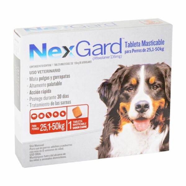 Antiparasitario Para Perros En Tableta Masticable Extra Small NEXGARD 6 G - Imagen 3