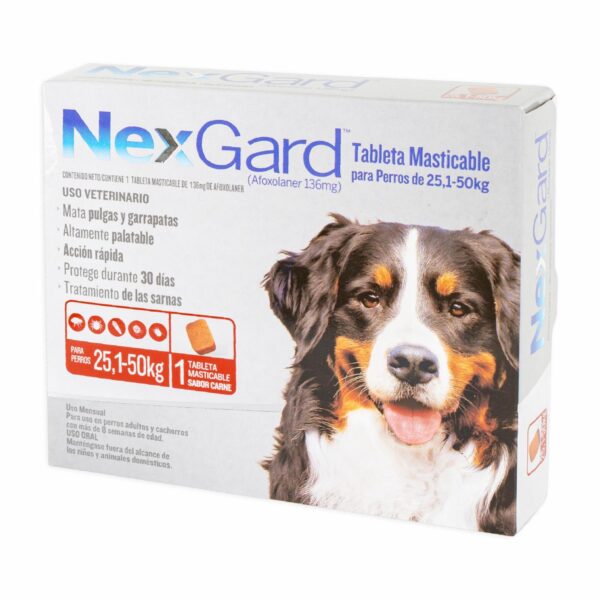 Antiparasitario Para Perros En Tableta Masticable Extra Small NEXGARD 6 G - Imagen 4