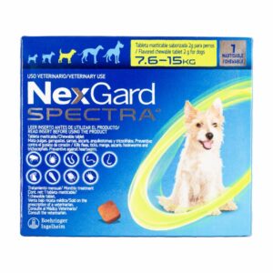 Antiparasitario Para Perros En Tableta Masticable Medium NEXGARD SPECTRA 2 G