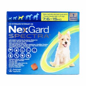 Antiparasitario Para Perros En Tableta Masticable Medium NEXGARD SPECTRA 2 G