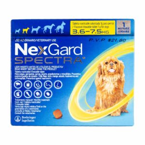 Antiparasitario Para Perros En Tableta Masticable Small NEXGARD SPECTRA 1 G