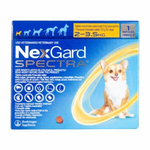 Antiparasitario Para Perros En Tableta Masticable Extra Small NEXGARD SPECTRA 0,50 G