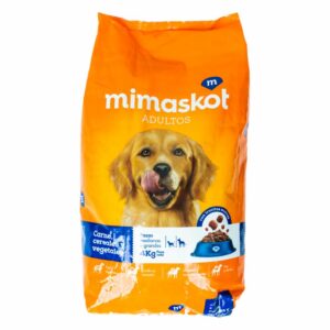 Alimento Para Perros Carne Cereales Y Vegetales Razas Medianas Y Grandes MIMASKOT 4 Kg