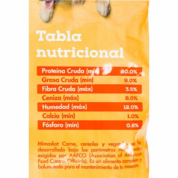Alimento Para Perros Carne Cereales Y Vegetales Razas Medianas Y Grandes MIMASKOT 4 Kg - Imagen 3