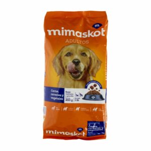 Alimento Para Perros Razas Grandes Carne Cereales Vegetales MIMASKOT 450 G