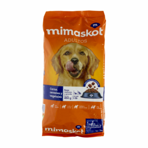 Alimento Para Perros Razas Grandes Carne Cereales Vegetales MIMASKOT 450 G