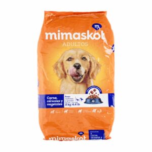 Alimento Para Perros Carne Cereales Y Vegetales MIMASKOT 2 Kg