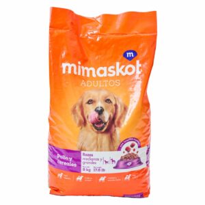 Alimento Para Perros Adulto Raza Medina Grande Pollo Y Cereales MIMASKOT 8 Kg