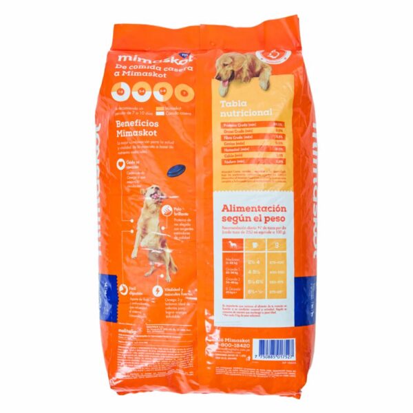 Alimento Para Perros Carne Cereales Y Vegetales MIMASKOT 15 Kg - Imagen 2