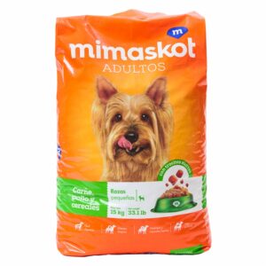 Alimento Para Perros Carne Pollo Y Cereales Razas Pequeñas MIMASKOT 15 Kg