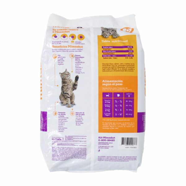 Alimento Para Gatos sabor A Salmon MIMASKOT 9000 G - Imagen 2