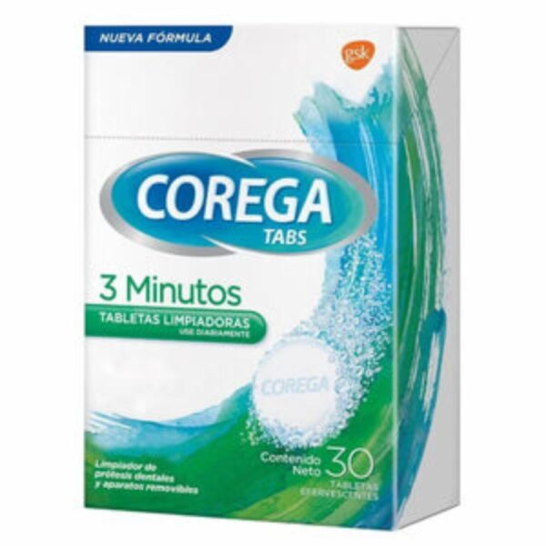 Limpiador Dental De Prótesis Tabs COREGA Pack X30 U