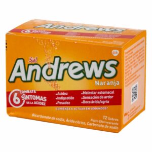 Antiácido Naranja X 12 SAL ANDREWS 60 G