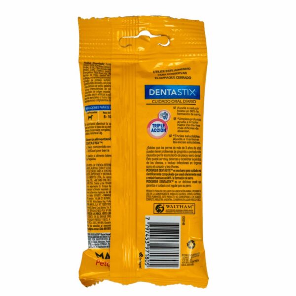 Snack Para Perros Dentastix Razas Pequeñas PEDIGREE 47.10 g - Imagen 2