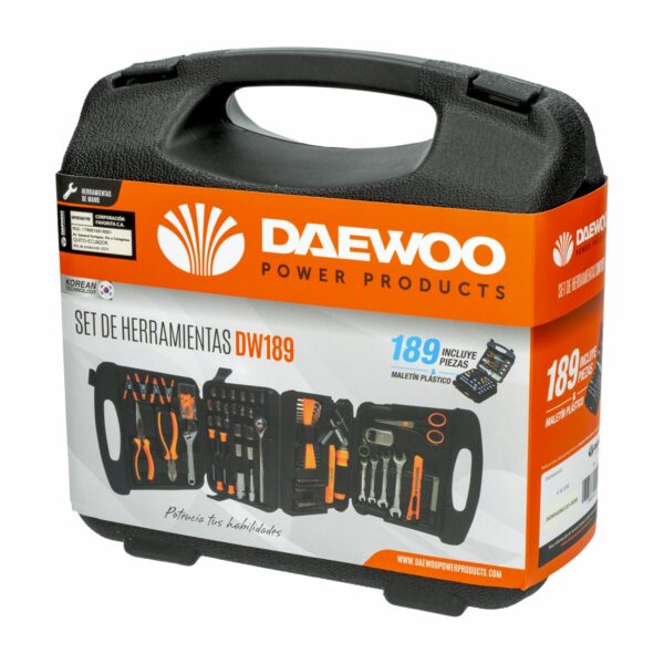 Set De Herramientas Manuales DAEWOO 189 Piezas - Imagen 3