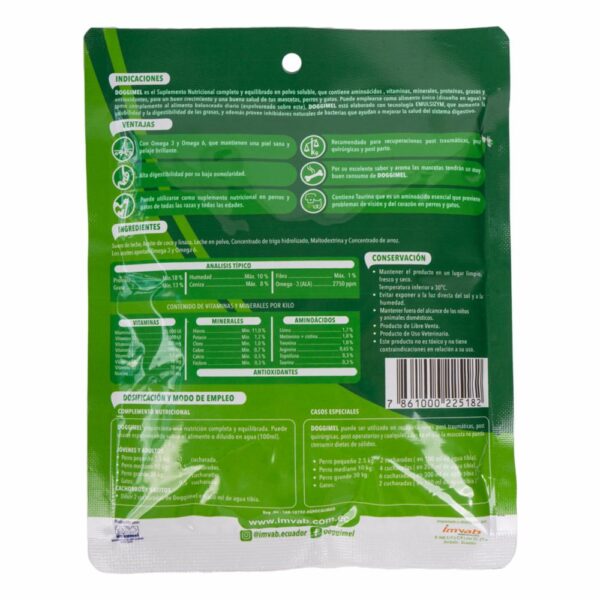 Suplemento Para Mascotas Nutricional DOGGIMEL 100 G - Imagen 2