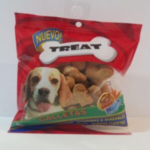 Galletas Para Perros Sabor A Pollo TREAT 80 G