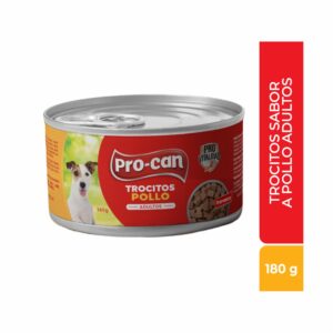 Alimento Húmedo Para Perros Adultos Pollo PRO-CAN 180 G