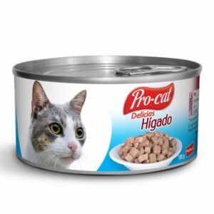 Alimento Húmedo Para Gatos Sabor A Hígado PRO-CAT DELICIAS 180 G