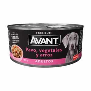 Alimento Húmedo Para Perros Adultos Sabor Pavo Vegetales Y Quinua AVANT 180 G