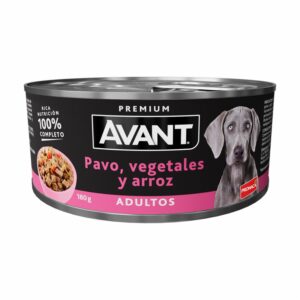 Alimento Húmedo Para Perros Adultos Sabor Pavo Vegetales Y Quinua AVANT 180 G