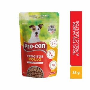 Alimento Húmedo Para Perros Adultos Sabor A Pollo En Sachet PRO-CAN 85 G