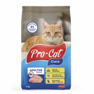 Alimento Para Gatos Adultos Sabor A Pollo PRO - CAT CARE 2000 G