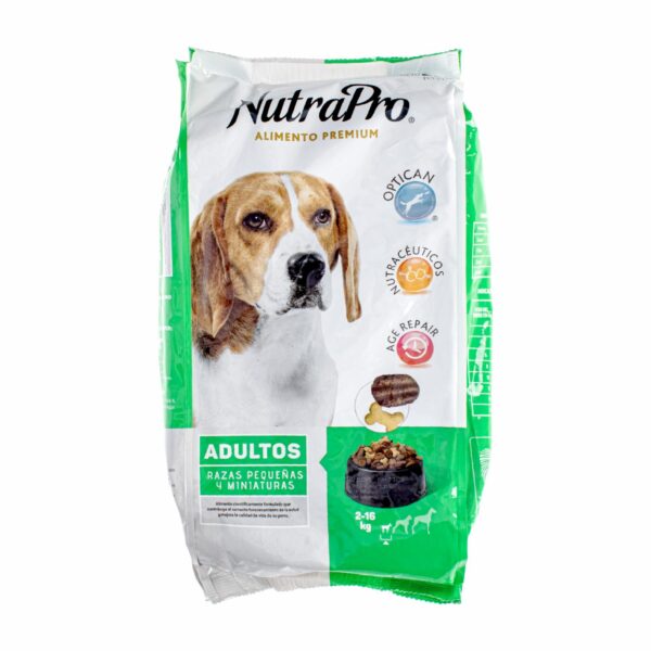 Alimento Para Perros Adultos Raza Pequeña Mediana NUTRAPRO 2 Kg