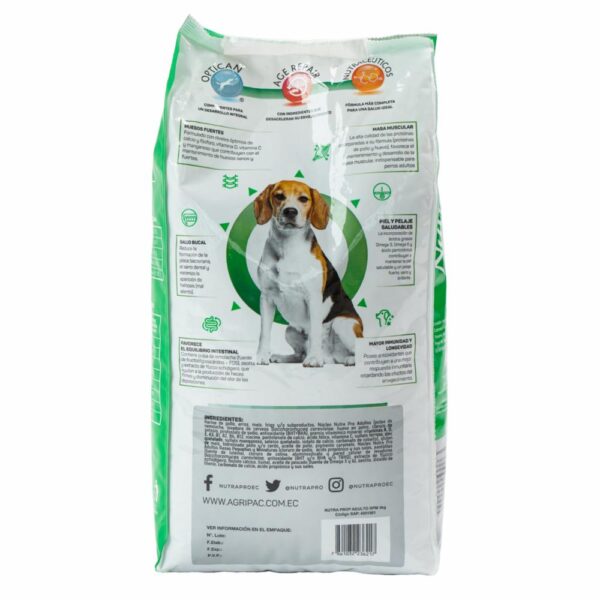Alimento Para Perros Adultos Raza Pequeña Y Mediana NUTRAPRO 4 Kg - Imagen 2