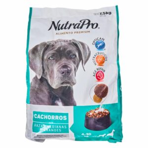 Alimento Para Perros Cachorros Raza Pequeña Mediana Y Grande NUTRAPRO 7,5 Kg