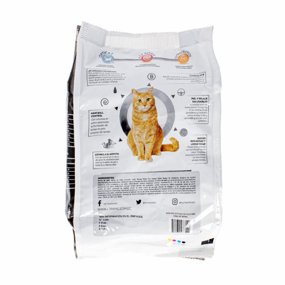 Alimento Para Gatos Vitality Adultos NUTRAPRO 500 G - Imagen 2