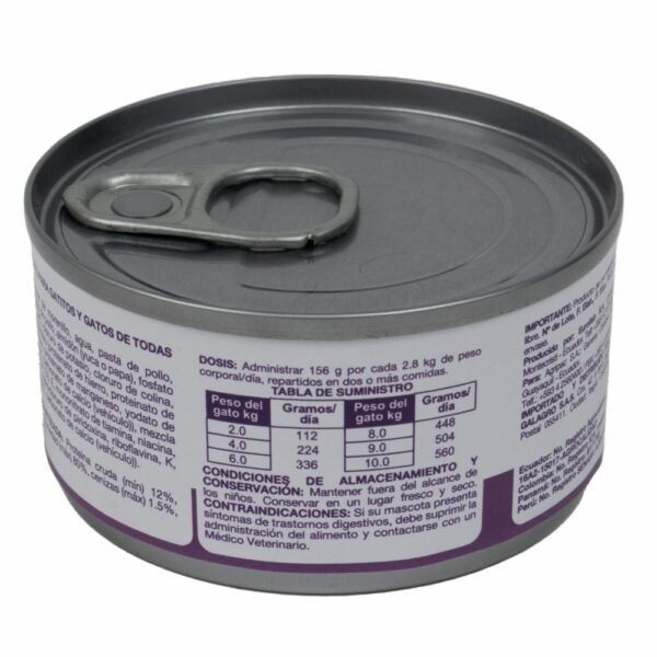 Alimento Para Gatos Sabor A Atún Y Tilapia En Lata NUTRAPRO 85 G - Imagen 2