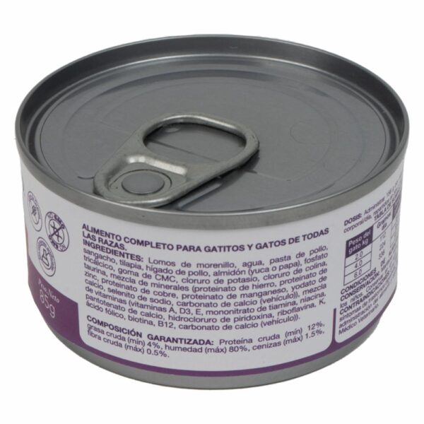 Alimento Para Gatos Sabor A Atún Y Tilapia En Lata NUTRAPRO 85 G - Imagen 3