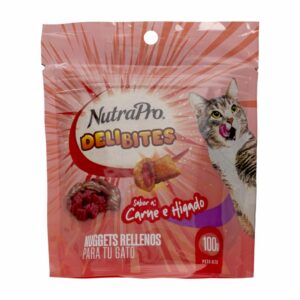 Snack Para Gatos Con Carne Hígado NUTRAPRO 100 G