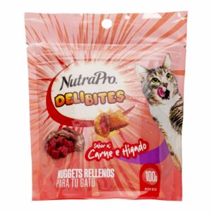 Snack Para Gatos Con Carne Hígado NUTRAPRO 100 G