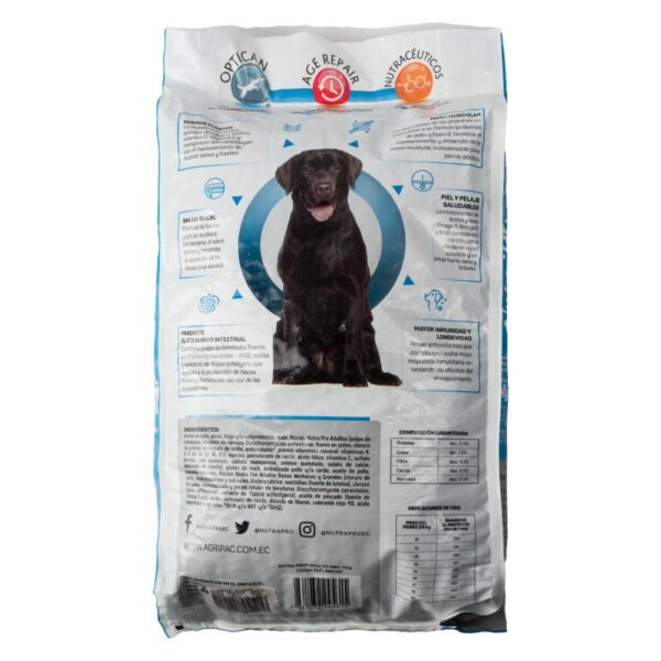 Alimento Para Perros Adultos NUTRAPRO 15 Kg - Imagen 3