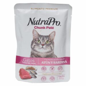 Alimento Para Gatos Sabor A Pate Atún Y Sardina NUTRAPRO 85 G
