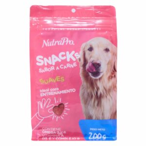 Snack Para Perro Suaves Sabor A Carne NUTRAPRO 200 G