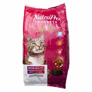 Alimento Para Gatos Nugget Adulto Salmón NUTRAPRO 2 Kg