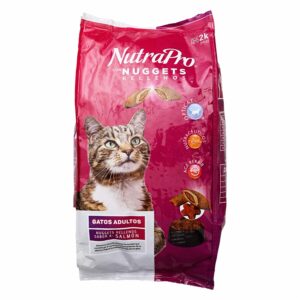 Alimento Para Gatos Nugget Adulto Salmón NUTRAPRO 2 Kg