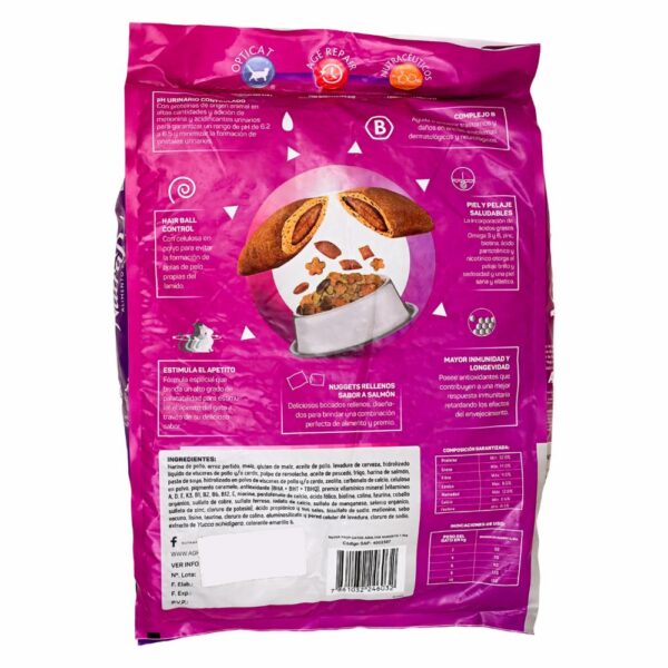 Alimento Para Gatos Nugget Adulto Salmón NUTRAPRO 7,5 Kg - Imagen 2