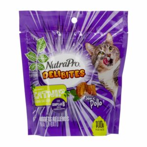 Nuggets Para Gato De Pollo Con Catnip NUTRAPRO 100 G