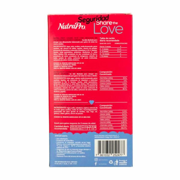 Alimento Para Gatos Pack  De Pates NUTRAPRO 226 G - Imagen 2