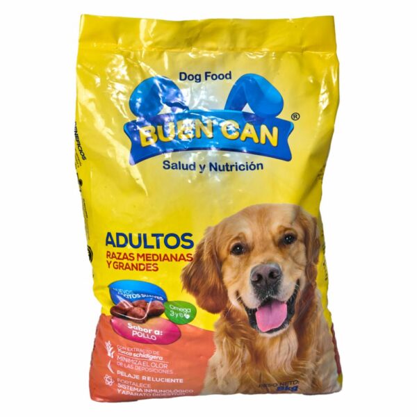 Alimento Para Perros Adulto Raza Mediana Grande Pollo BUEN CAN 8 Kg